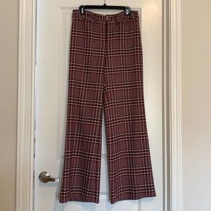Maeve Plaid Flare Pants (for Anthropologie)